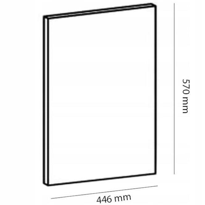 Gardena D45fzn Türen Für Einbauspülmaschine 570 X 446 Grau