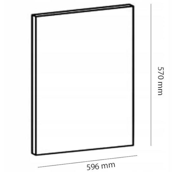 Gardena D60fzn Türen Für Einbauspülmaschine 570 X 596 Grau