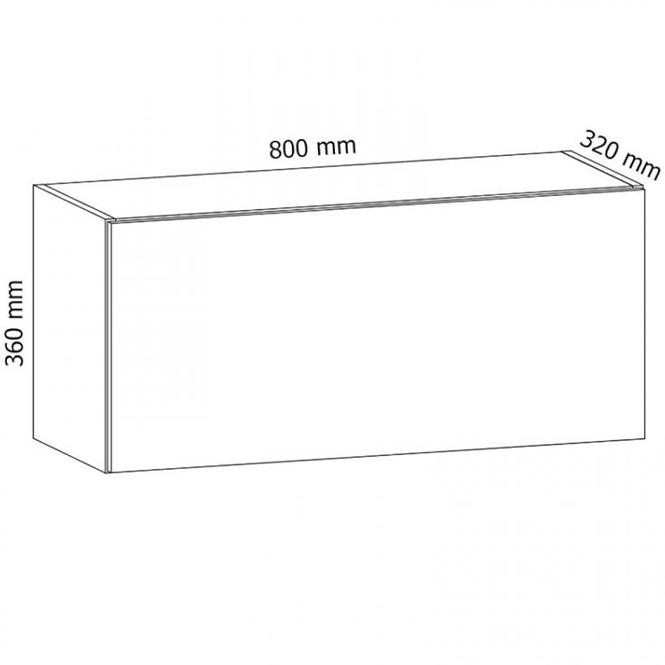 Küchenzeile Gardena G80k Grau