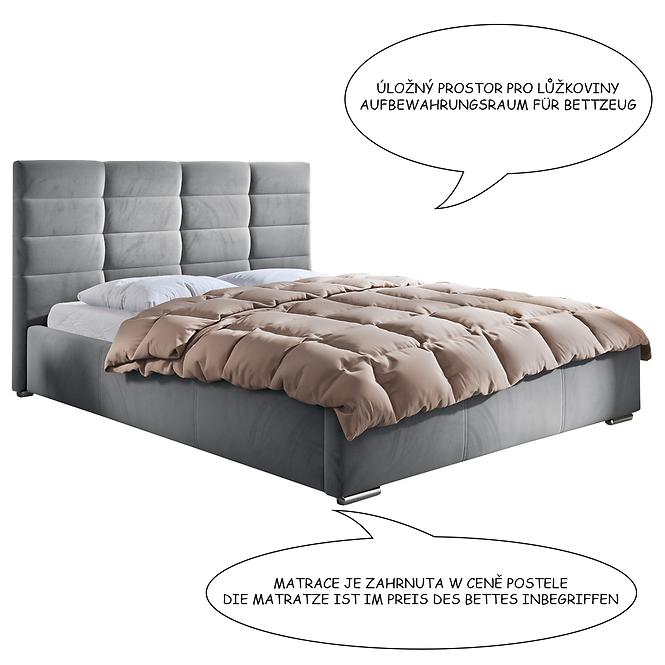 Bett Paris Fresh 14 160/200 mit einer Matratze