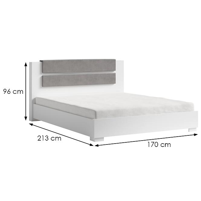 Bett Miro 160cm Alpinweiß