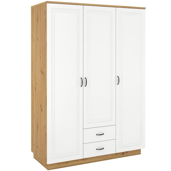 Schrank Flawia180cm Weiß/Artisan