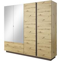 Schrank Arco L 220cm Eiche Artisan/Grafit