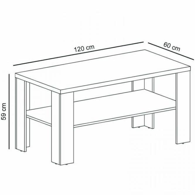 Couchtisch Antica 120cm Craft Golden