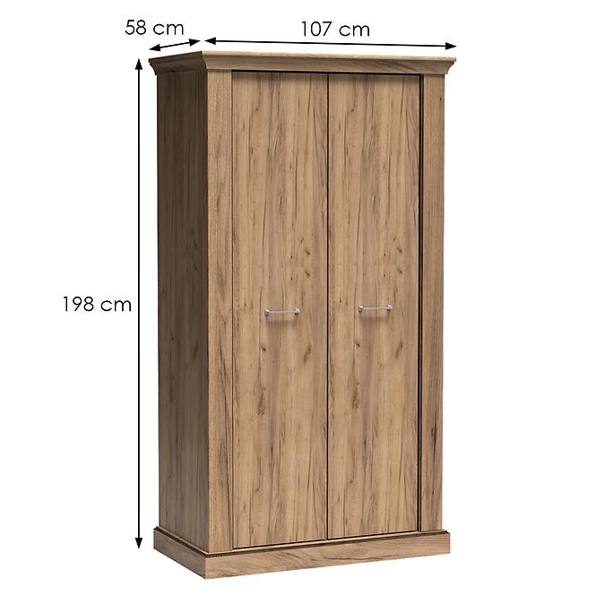 Schrank Antica 107cm Kraft Golden