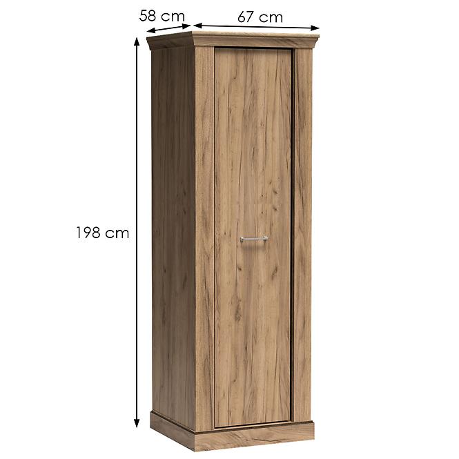 Schrank Antica 67cm Kraft Golden