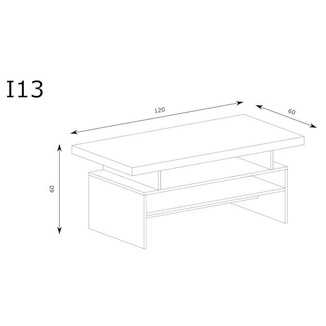 Couchtisch Indianapolis 60cm Craft Weiß