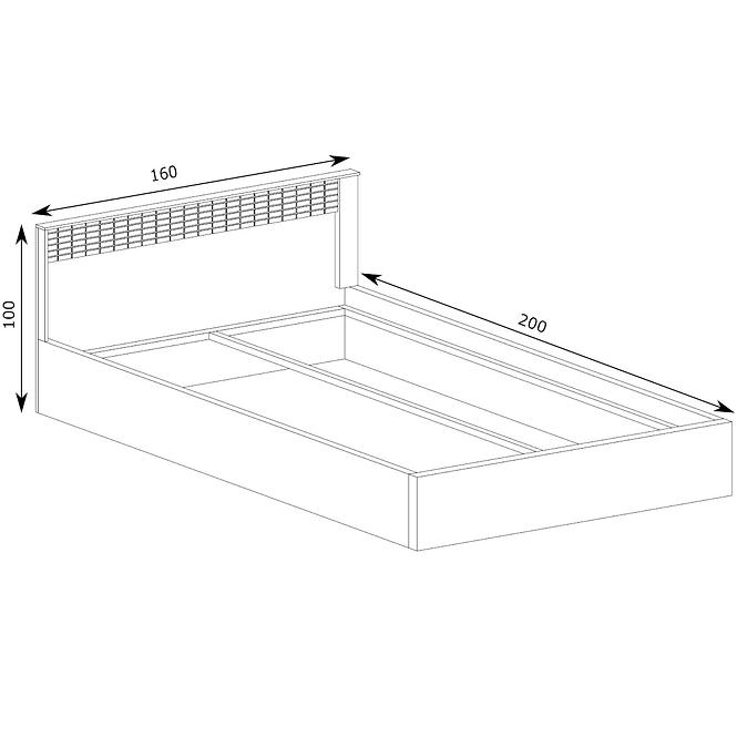 Bett Natural 160cm Ribbeck