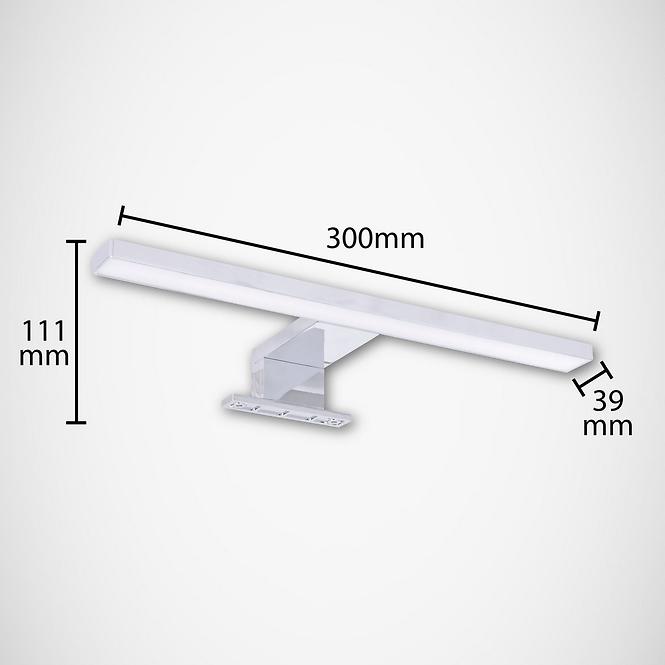 Lampe Roxana LED 5W Chrome 4000K 03748 K1