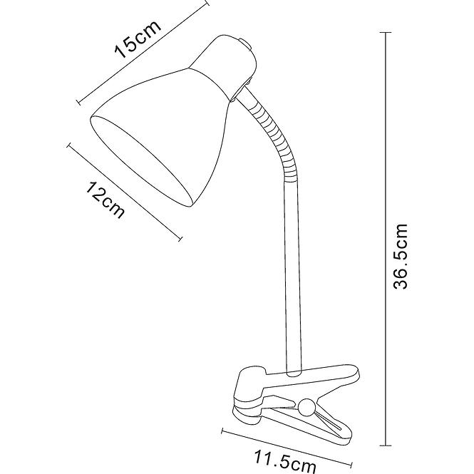 Schreibtischlampe 1529C Red LB