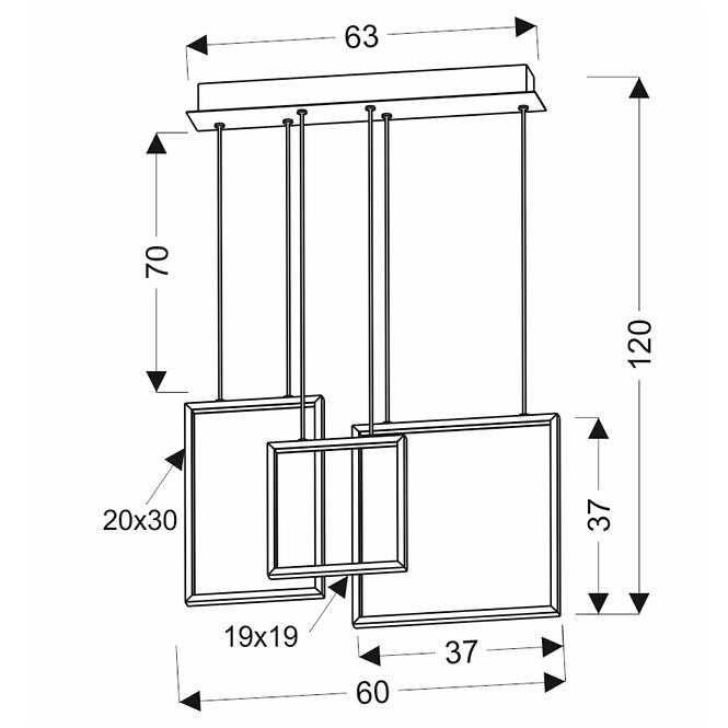 Leuchte A0026-330 Keos  54x9 36W LED 4000K