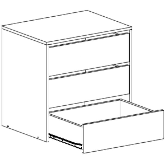 Container Schrank Duca Eiche Sonoma 160