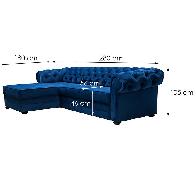 Ecksofa Valentino L Kronos 09