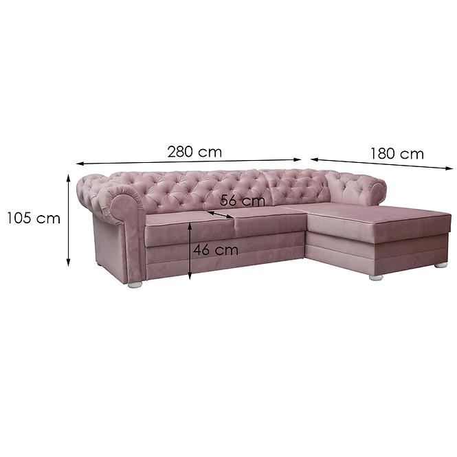 Ecksofa Valentino R Kronos 27