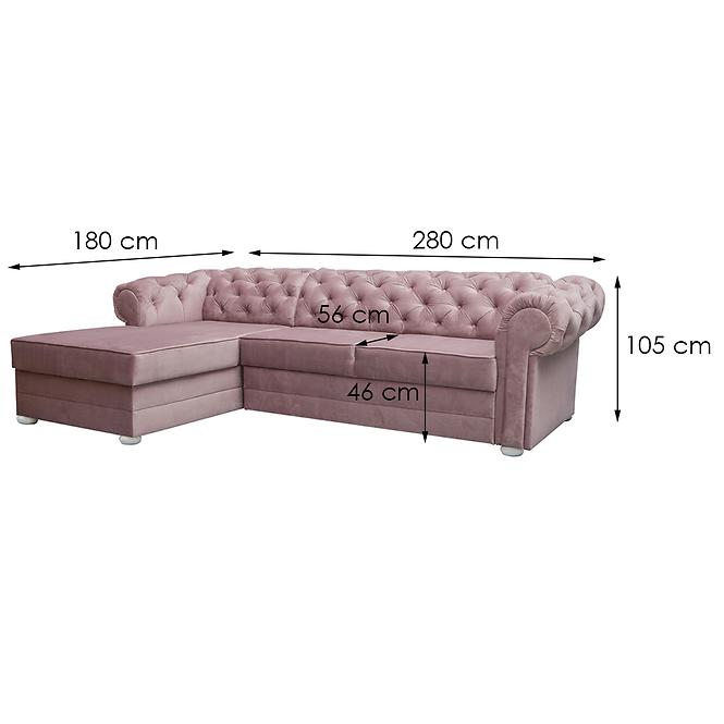 Ecksofa Valentino L Kronos 27