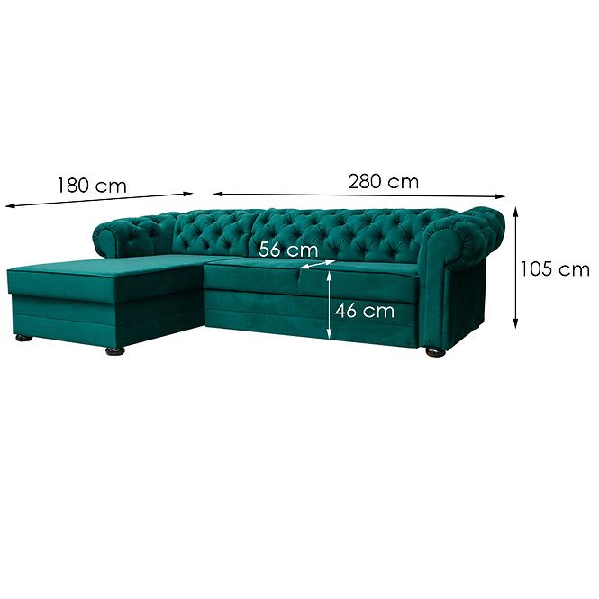 Ecksofa Valentino L Kronos 19