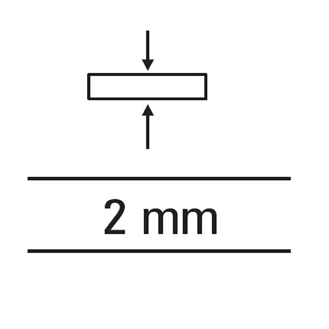 Fliesenkreuze 2mm 150 ST.