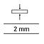 Fliesenkreuze 2mm 150 ST.,4