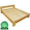 Bett Kuba 140cm Kiefer