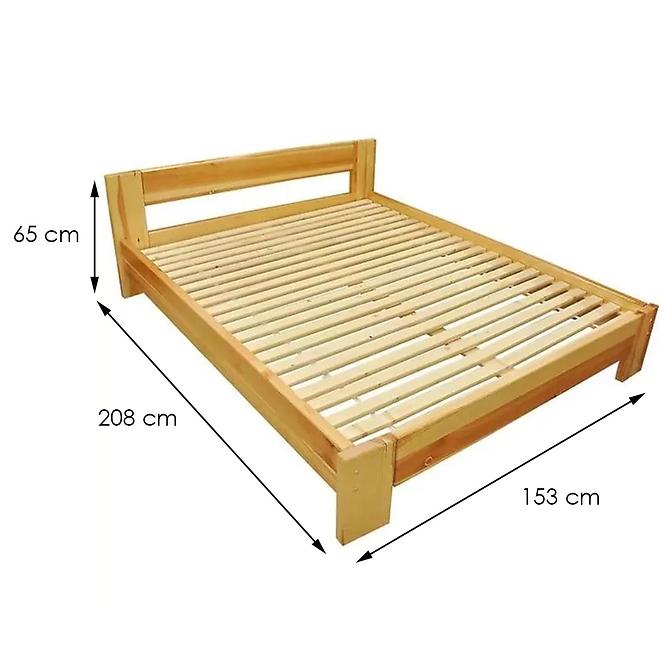 Bett Kuba 140cm Kiefer