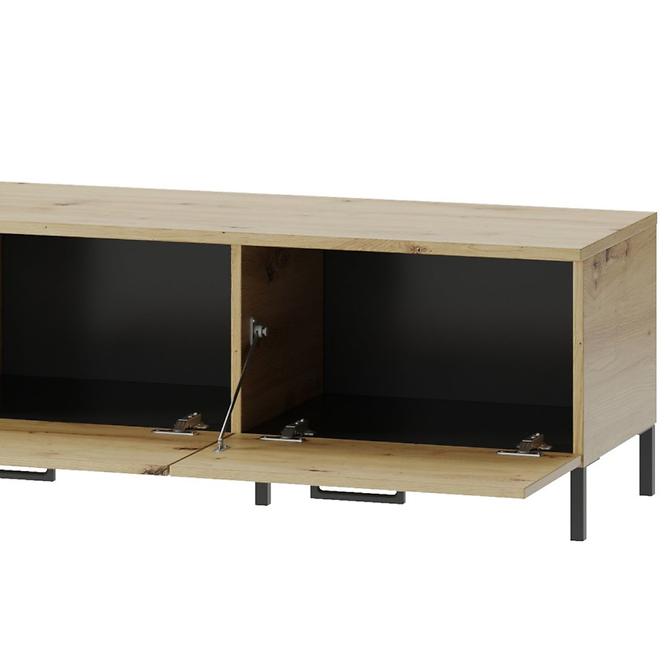 Tv Tisch Lucas 155cm Eiche Artisan/Schwarz