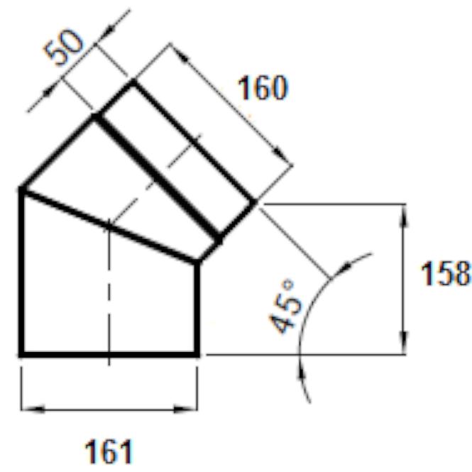 Knie 160/45