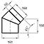 Knie 160/45,2