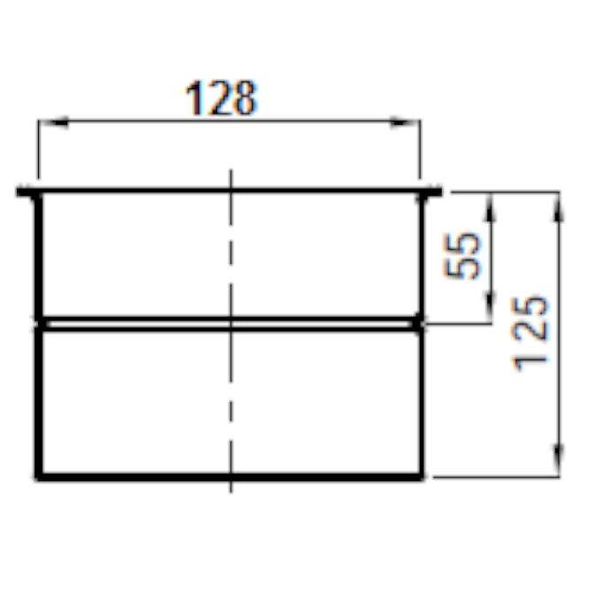 Einseitige Einlage WJ120-CZ