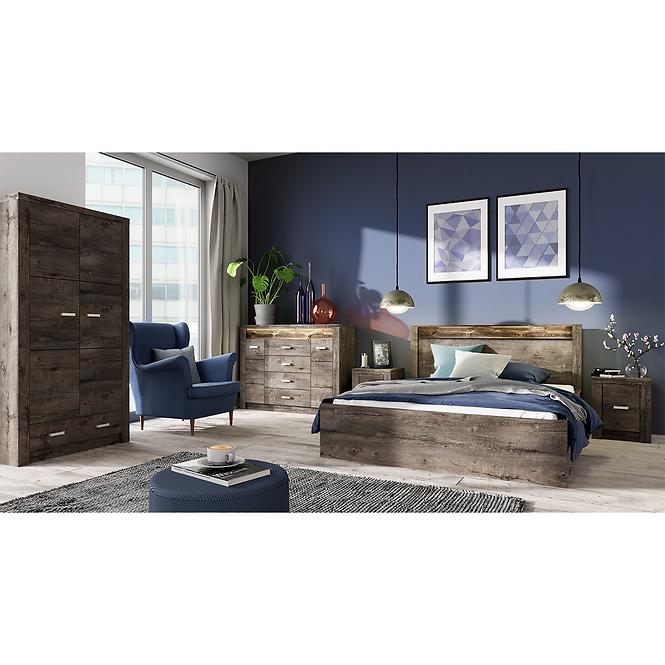 Schrank Indianapolis 178cm Asche