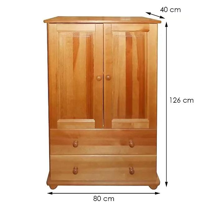 Schrank  80cm Erle