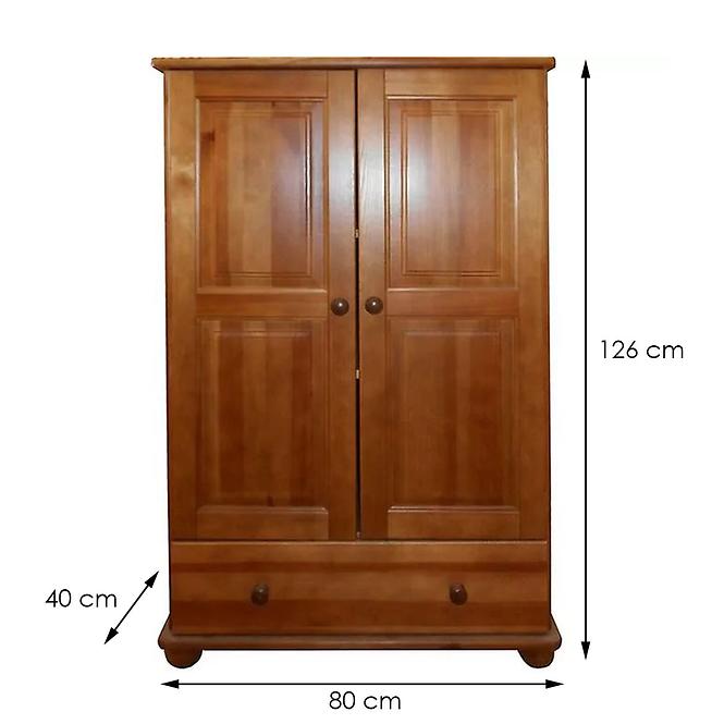 Schrank  80cm Erle