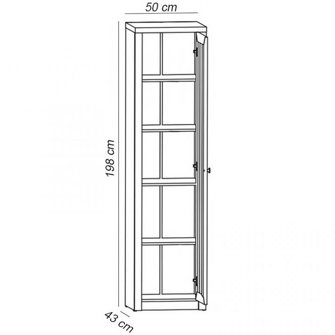 Schrank Prowansja 50cm Green, S1D