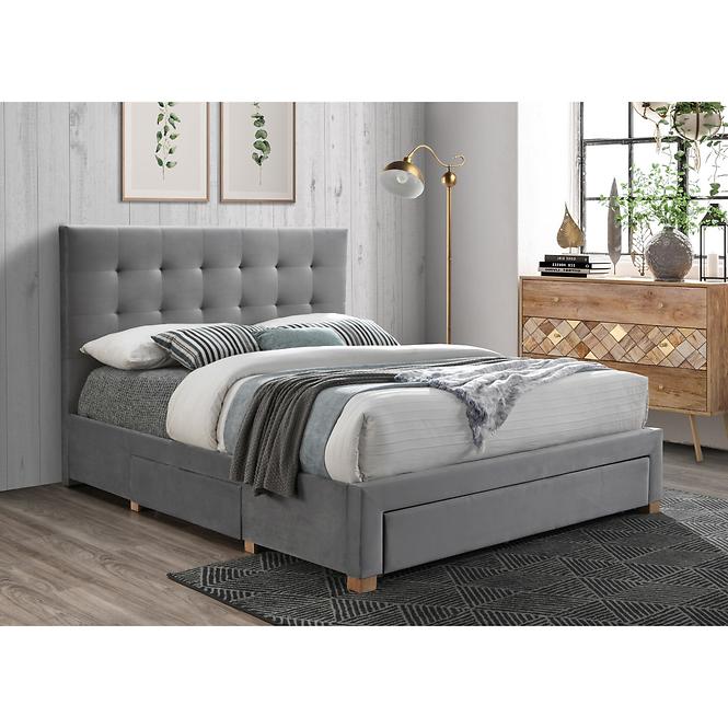 Bett Elsa CFF007-2 grey 160/200