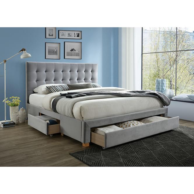 Bett Elsa CFF007-2 grey 160/200