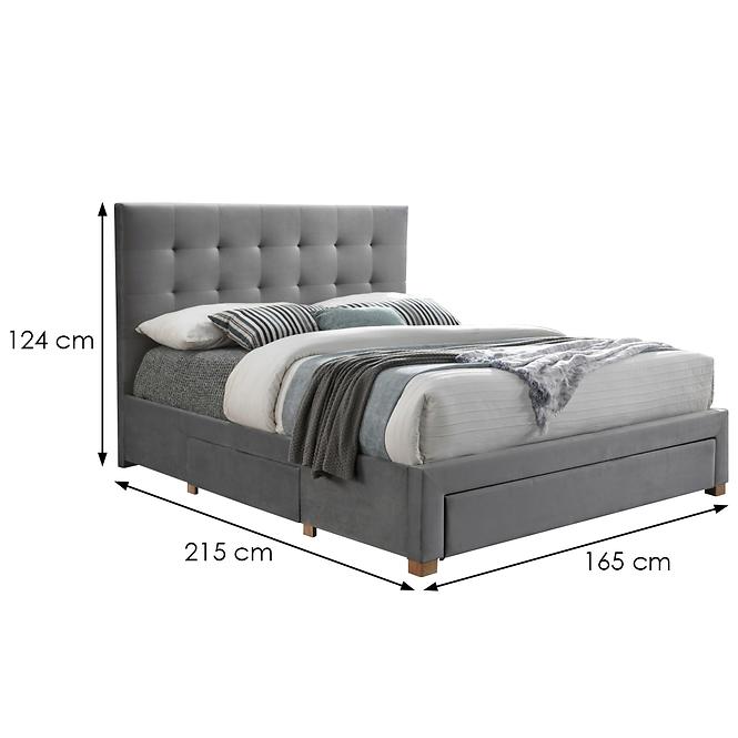 Bett Elsa CFF007-2 grey 160/200