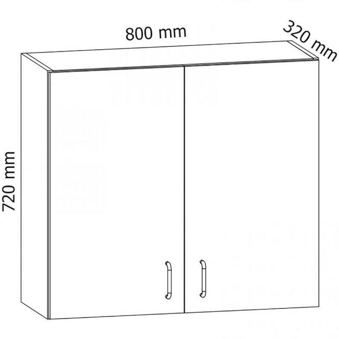 Küchenzeile Linea G80c Grau