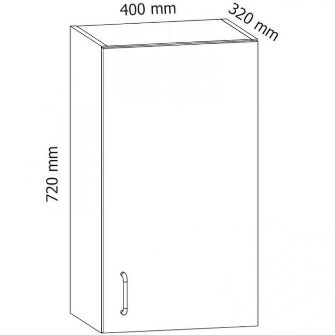 Küchenzeile Linea G40 Grau