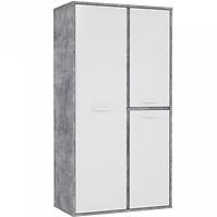 Schrank Canmore 100cm Beton/Weiß