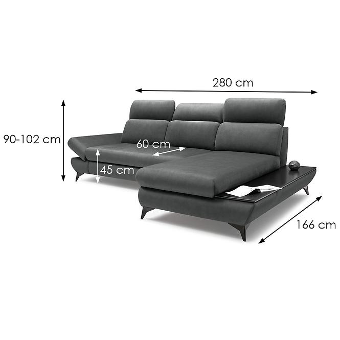 Ecksofa Titan R Fancy 37