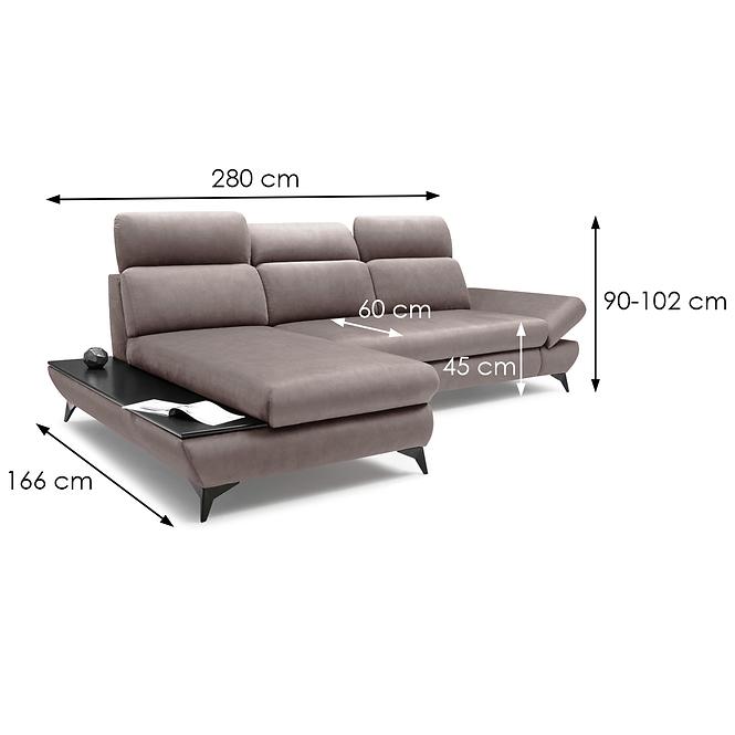 Ecksofa Titan L Fancy 90