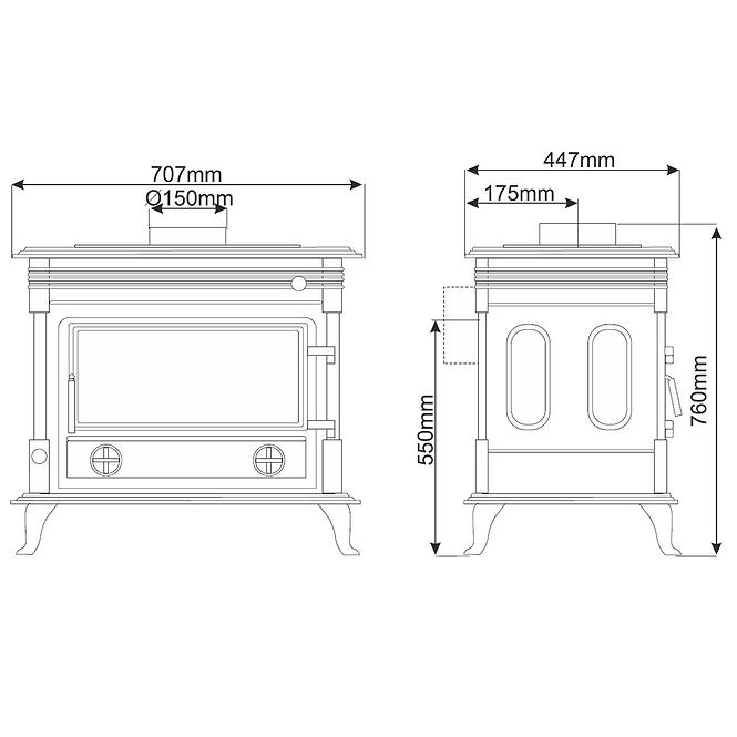 Kachelofen Asti 10kW