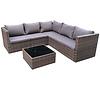 Garten ecksofa 6 teile Sofia karamell