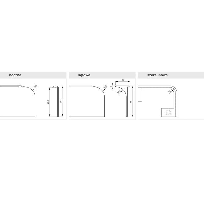 Tischplattenverkleidung Alu Richtig Krosnospan 28 TG04.0210.07.035