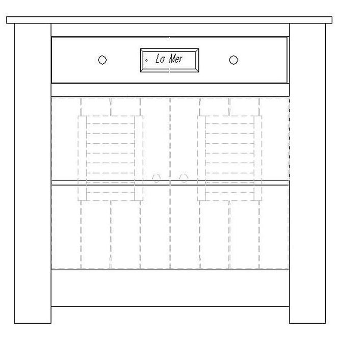 Kommode Marsylia 100cm Weiß