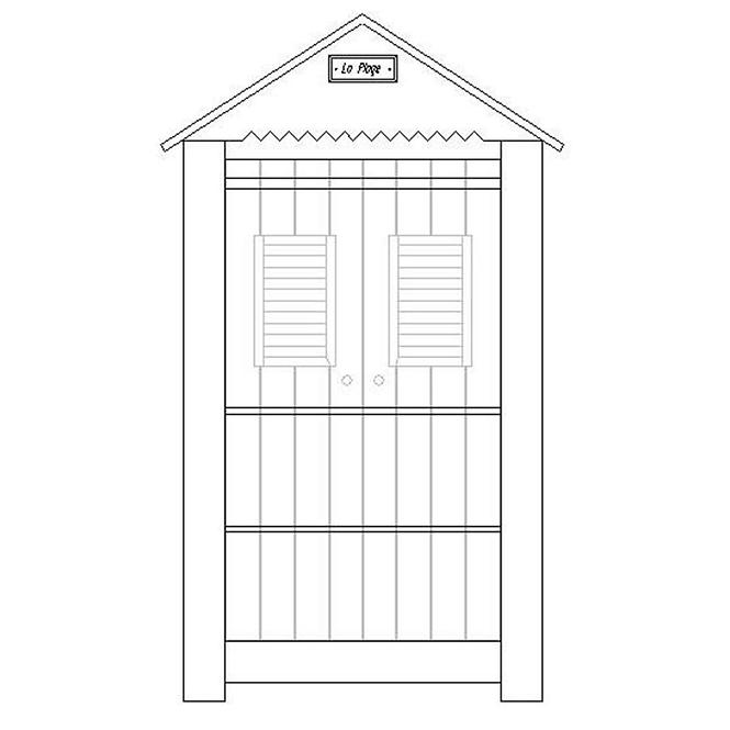 Schrank Marsylia 108cm Weiß