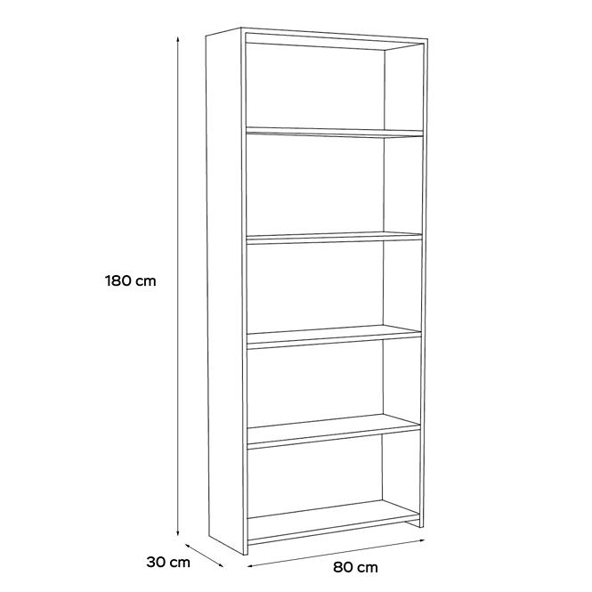 Regal Zoe 80cm Eiche Sonoma