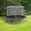 Trampolin mit leiter 457cm schwarz,3