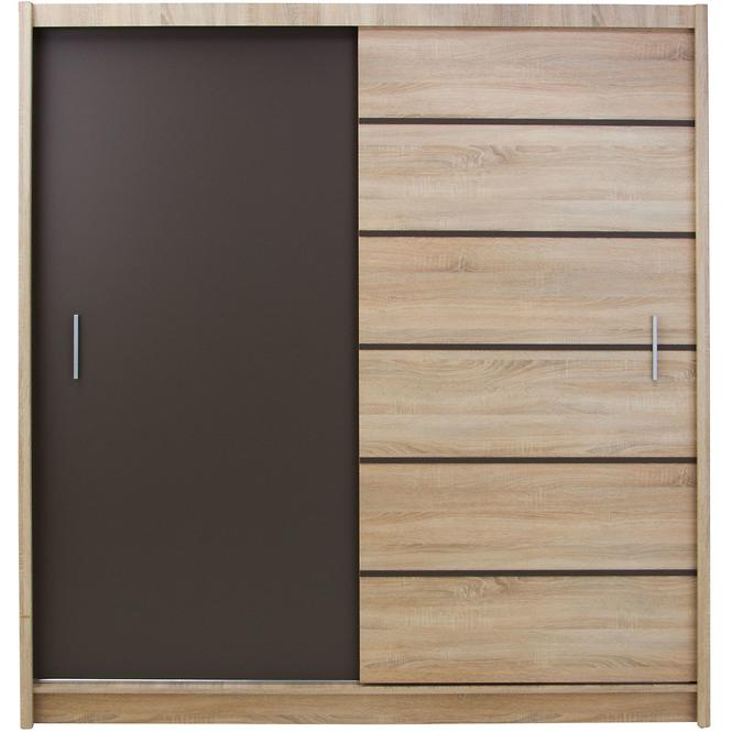 Schrank Sewilla 203cm Eiche Sonoma/Lava