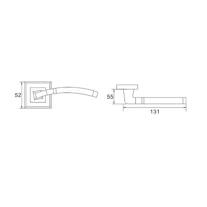 Türgriff ZARA E8 nickel/satin