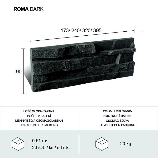 Stein Roma dark Pack=0,51m2